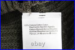 Replay Men's XL Knit Sweater Cotton Green Distressed Casual Long Sleeve Sweater