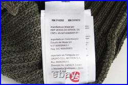 Replay Men's XL Knit Sweater Cotton Green Distressed Casual Long Sleeve Sweater