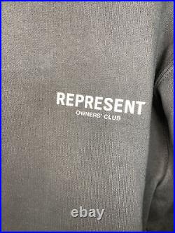 Represent Owners Club Hoodie Jumper Sweater Black Size M Authenticity Unsure