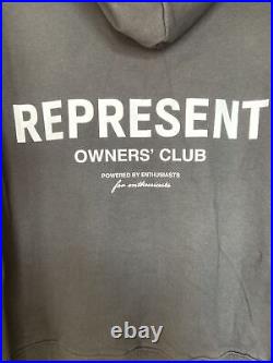 Represent Owners Club Hoodie Jumper Sweater Black Size M Authenticity Unsure