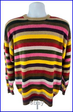 Richard James 100% Cashmere Thick Chunky Multicolor Sweater M / L England