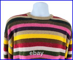Richard James 100% Cashmere Thick Chunky Multicolor Sweater M / L England Richard James 100% Cashmere Thick Chunky Multicolor Sweater M / L England