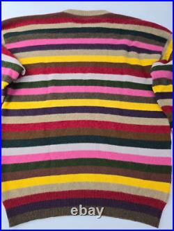 Richard James 100% Cashmere Thick Chunky Multicolor Sweater M / L England