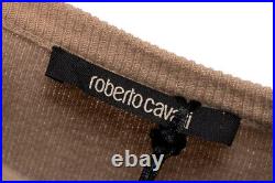 Roberto Cavalli Men's Crewneck Wool/Cashmere Blend Sweater Beige Size M RRP £265