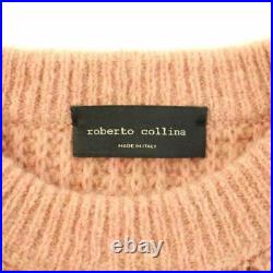 Roberto Colina COLLINA Knit Sweater Crew Neck Long Sleeve Ribbed Wool Blend Used