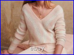 SEZANE striped mohair and wool blend Ariel jumper M SEZANE striped mohair and wool blend Ariel jumper M