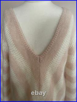 SEZANE striped mohair and wool blend Ariel jumper M SEZANE striped mohair and wool blend Ariel jumper M