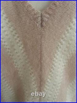 SEZANE striped mohair and wool blend Ariel jumper M