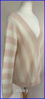 SEZANE striped mohair and wool blend Ariel jumper M SEZANE striped mohair and wool blend Ariel jumper M