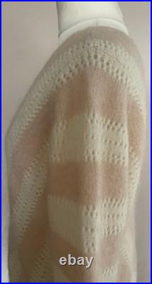 SEZANE striped mohair and wool blend Ariel jumper M