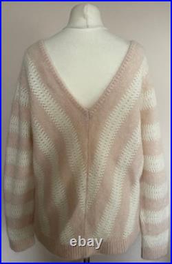 SEZANE striped mohair and wool blend Ariel jumper M SEZANE striped mohair and wool blend Ariel jumper M