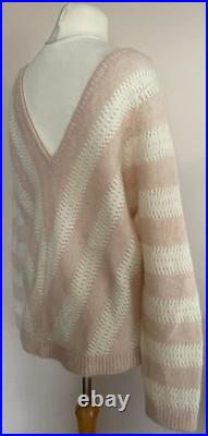 SEZANE striped mohair and wool blend Ariel jumper M SEZANE striped mohair and wool blend Ariel jumper M