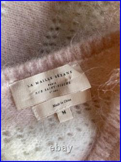 SEZANE striped mohair and wool blend Ariel jumper M SEZANE striped mohair and wool blend Ariel jumper M