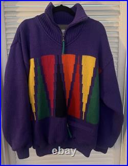 SOS Sportswear Of Sweden Vintage Mens Jumper Sweater Very Rare Medium