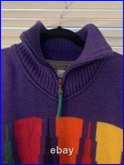 SOS Sportswear Of Sweden Vintage Mens Jumper Sweater Very Rare Medium