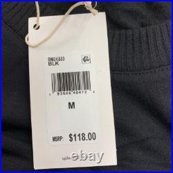 SPLENDID Supersoft Pullover Sweater Women's Size M Black Long Sleeve RM0K880