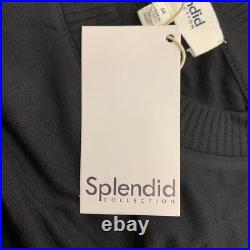 SPLENDID Supersoft Pullover Sweater Women's Size M Black Long Sleeve RM0K880