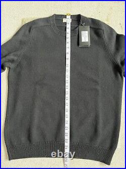 Saint Laurent Cashmere Sweater with Arm Patch -Size Medium