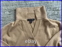 Saks Fifth Avenue Women's Tan Cashmere Sweater Size Medium