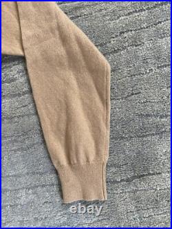 Saks Fifth Avenue Women's Tan Cashmere Sweater Size Medium