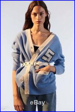 Sandro Blue Wool Cardigan Sweater