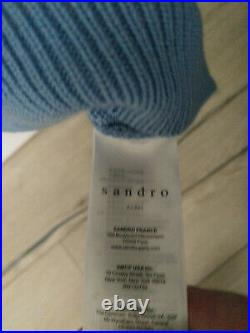 Sandro Varsity-style wool cardigan 2/M (US 8-10)