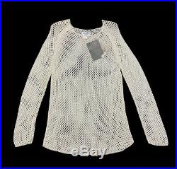 Ss1994 Yohji Yamamoto POUR HOMME Crochet Knit Shirt Medium New