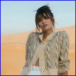 Steele Cody Size Small-Medium Chunky Knit Cardigan Sweater Jumper Button Front