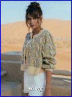 Steele Cody Size Small-Medium Chunky Knit Cardigan Sweater Jumper Button Front