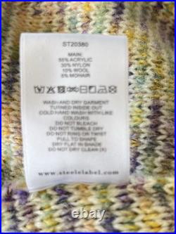 Steele Cody Size Small-Medium Chunky Knit Cardigan Sweater Jumper Button Front