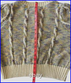 Steele Cody Size Small-Medium Chunky Knit Cardigan Sweater Jumper Button Front