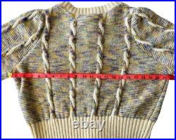 Steele Cody Size Small-Medium Chunky Knit Cardigan Sweater Jumper Button Front