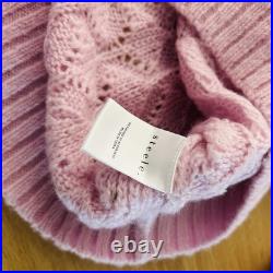 Steele Jumper Size Medium Jolene Pink Knit Sweater Long Sleeve