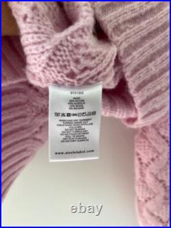 Steele Pink Violet Pointelle Jolene Knit Jumper AU M