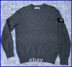 Stone Island Grey Wool Mix Sweater Size Medium In Great Condition