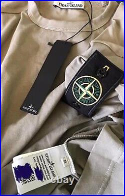 Stone Island Long Sleeve Men's Light Khaki Size Medium Brand New