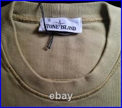 Stone Island M Crew Neck Sweater Sweatshirt Cotton BNWT PTP 21.75 63020 RRP £230