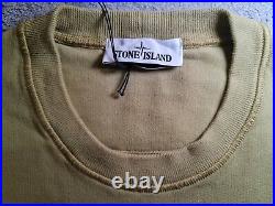 Stone Island M Crew Neck Sweater Sweatshirt Cotton BNWT PTP 21.75 63020 RRP £230