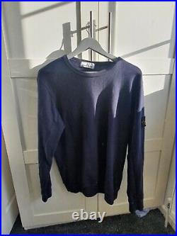 Stone Island Sweater/jumper, Navy, Size M, VGC 100% genuine