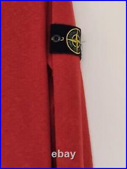 Stone Island jumper crew neck sweater in red. Perfect condition. Fits medium