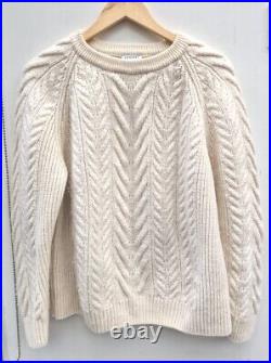 Sunspel Knit Jumper Sweater, 100% Merino Wool, Size M. /F2/ Ladies