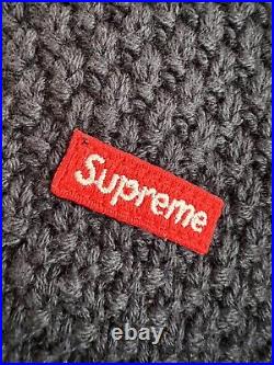Supreme Textured Small Box Logo Sweater Medium