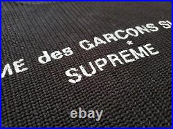 Supreme x Comme Des Garçons Jumper Sweater Mens M Black Chunky Knit