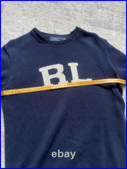 Sweater Polo Ralph Lauren Intarsia Knit RL Wool size M