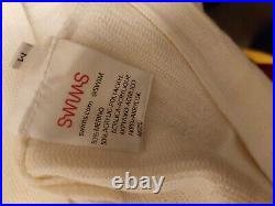 Swims Pinheiro Sweater White Half Zip Size Medium RRP £250 New