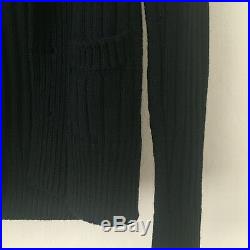 TOM FORD Wool McQueen Cardigan Shawl Collar Sweater 48 M Navy TFK154-BSM53 NEW
