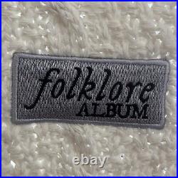 Taylor Swift Style Folklore Album Cardigan Sweater Size M/L NEW