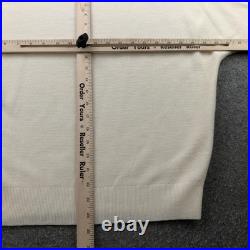 The Reset Sweater Womens Small Medium Beige Wool V Neck Dolman Short Sleeve