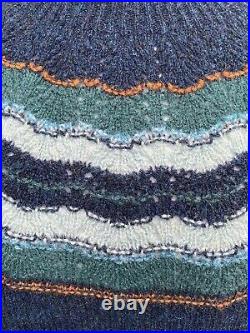 Toast New With Tags 100% British Wool Stripe Yoke Sweater Green Fair Isle Size M
