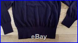 Tom Ford Mens Knitted Claret Polo Shirt L/S 100% Cashmere Sweater Eu 48 Medium